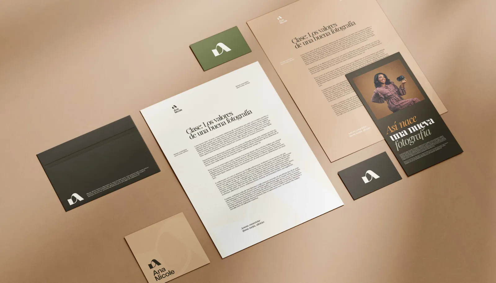 Ana Nicole: aplicación de la identidad 3