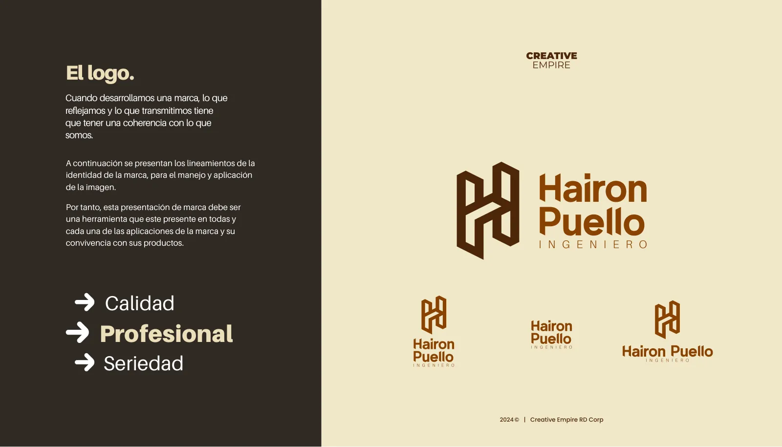 Logotipo de Hairon Puello