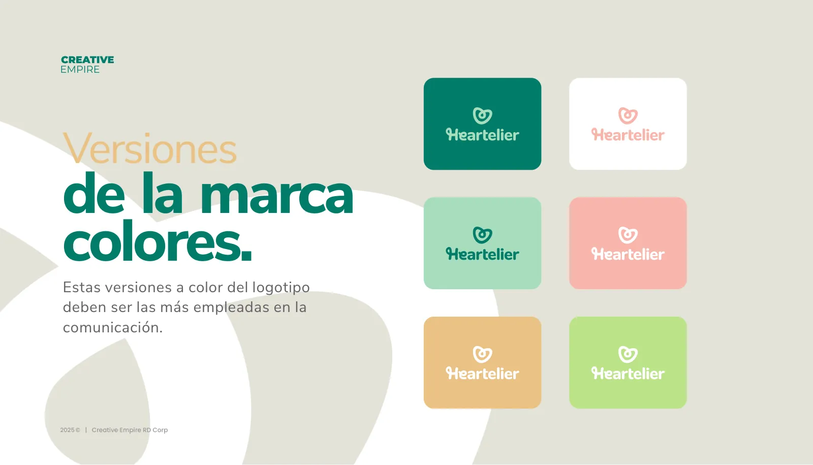 Heartelier: aplicación de la identidad 1