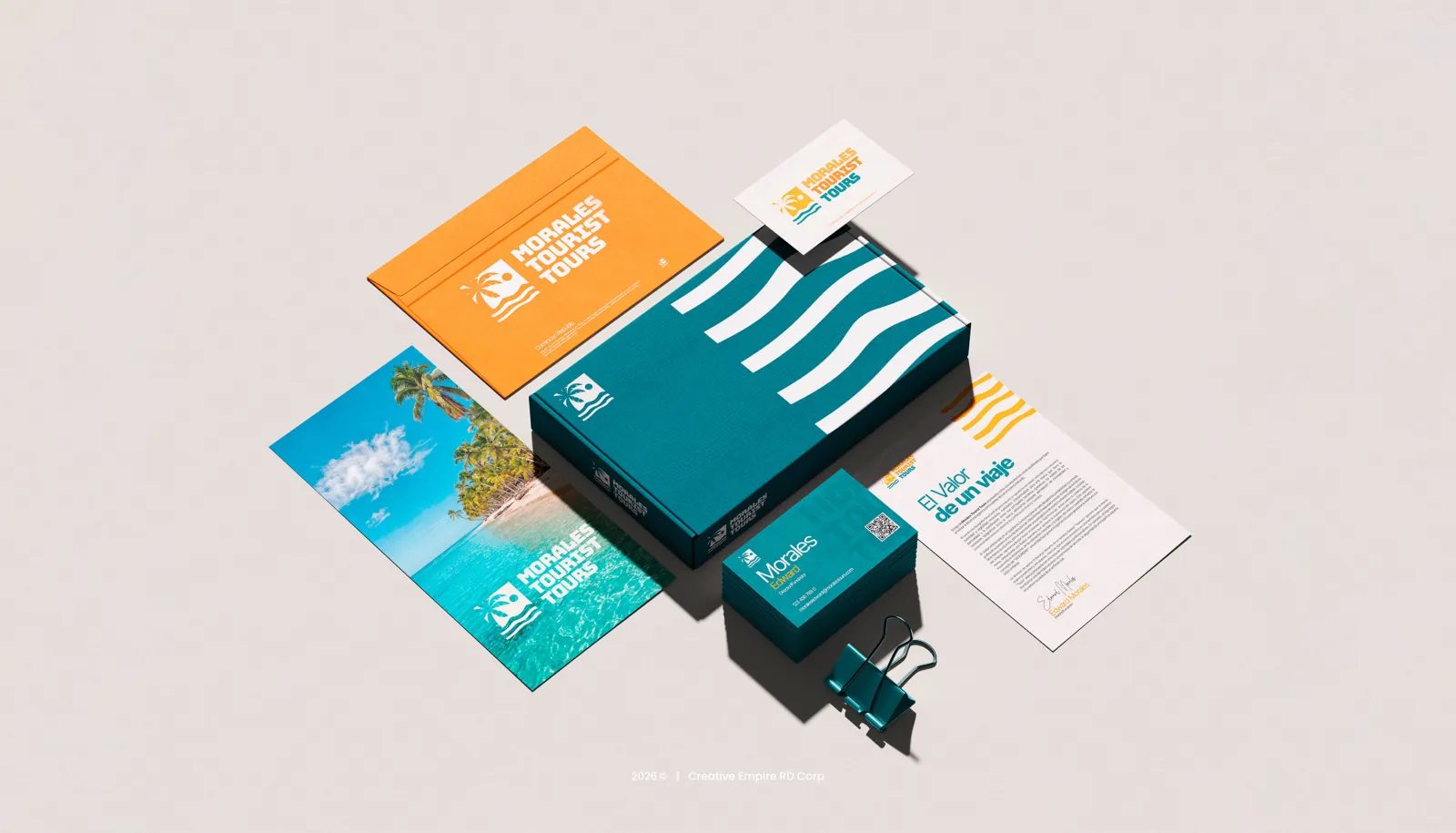 Morales Tourist Tours: aplicación de la identidad 2